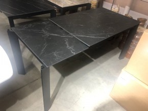 Стол CORNER 120 MATT BLACK MARBLE SOLID CERAMIC / BLACK, ®DISAUR в Троицке - troick.mebel24.online | фото 12
