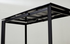 Стол CORNER 120 MATT BLACK MARBLE SOLID CERAMIC / BLACK, ®DISAUR в Троицке - troick.mebel24.online | фото 2