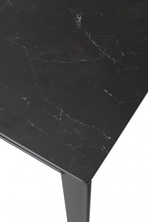 Стол CORNER 120 MATT BLACK MARBLE SOLID CERAMIC / BLACK, ®DISAUR в Троицке - troick.mebel24.online | фото 5