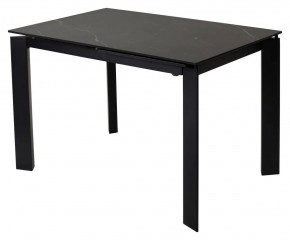 Стол CORNER 120 MATT BLACK MARBLE SOLID CERAMIC / BLACK, ®DISAUR в Троицке - troick.mebel24.online | фото 9