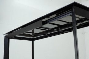 Стол CREMONA 140 KL-99 Белый мрамор матовый, итальянская керамика / черный каркас, ®DISAUR в Троицке - troick.mebel24.online | фото 13