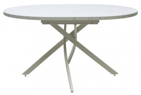 Стол ДАРИО D110 раскладной Мрамор Леванто/ Белый каркас М-City в Троицке - troick.mebel24.online | фото 5