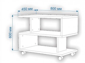 Стол журнальный Домино Нельсон СЖ-1 в Троицке - troick.mebel24.online | фото 2