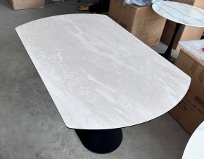 Стол KAI 140 TL-109 поворотная система раскладки, испанская керамика / Темно-серый / Черный, ®DISAUR в Троицке - troick.mebel24.online | фото 7