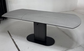 Стол KAI 140 TL-58 поворотная система раскладки, испанская керамика / Темно-серый / Черный, ®DISAUR в Троицке - troick.mebel24.online | фото 4