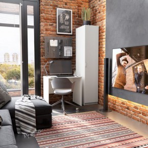 Стол КАСТОР письменный 80х50, цвет белый в Троицке - troick.mebel24.online | фото