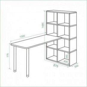 Стол компьютерный Bartolo в Троицке - troick.mebel24.online | фото 3