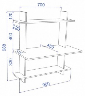 Стол компьютерный Cross СтТ3 в Троицке - troick.mebel24.online | фото 2