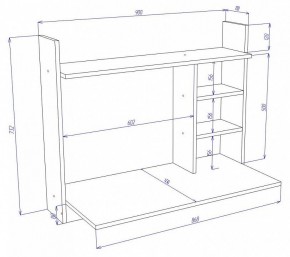 Стол компьютерный Cross СтТ4 в Троицке - troick.mebel24.online | фото 3