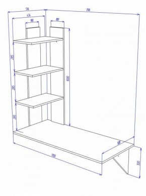 Стол компьютерный Домино Cross СтТ5 в Троицке - troick.mebel24.online | фото 2