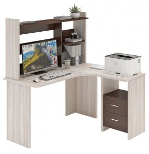 Стол компьютерный Домино Lite СКЛ-Угл130+НКЛ-130 в Троицке - troick.mebel24.online | фото 2