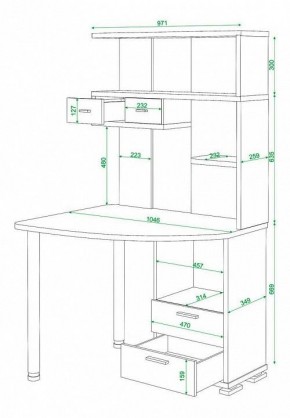 Стол компьютерный Домино нельсон СК-20 в Троицке - troick.mebel24.online | фото 5