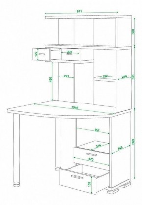 Стол компьютерный Домино нельсон СК-20 в Троицке - troick.mebel24.online | фото 5