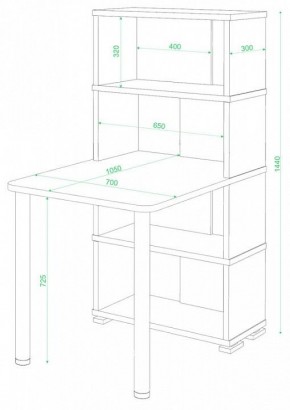 Стол компьютерный Домино СБ-10М/4 в Троицке - troick.mebel24.online | фото 2