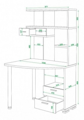 Стол компьютерный Домино СК-20 в Троицке - troick.mebel24.online | фото 5