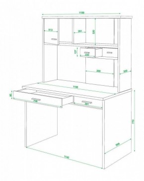 Стол компьютерный Домино СК-60 в Троицке - troick.mebel24.online | фото 2