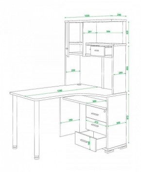 Стол компьютерный Домино СР-130 в Троицке - troick.mebel24.online | фото 5