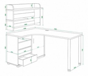 Стол компьютерный Домино СР-145М в Троицке - troick.mebel24.online | фото 5