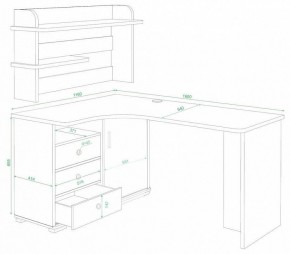 Стол компьютерный Домино СР-165 в Троицке - troick.mebel24.online | фото 2