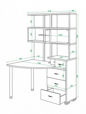 Стол компьютерный Домино СР-320 в Троицке - troick.mebel24.online | фото 5