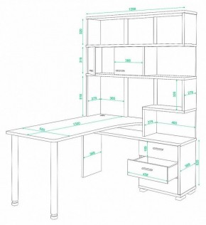 Стол компьютерный Домино СР-420/130 в Троицке - troick.mebel24.online | фото 2