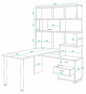 Стол компьютерный Домино СР-420/130 в Троицке - troick.mebel24.online | фото 2