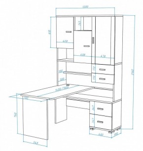 Стол компьютерный Домино СР-620/140 в Троицке - troick.mebel24.online | фото 3