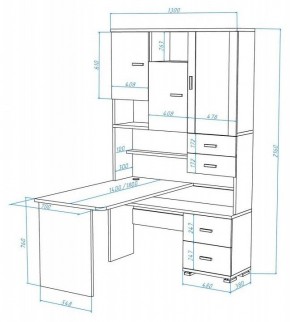 Стол компьютерный Домино СР-620/180 в Троицке - troick.mebel24.online | фото 2