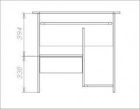 Стол компьютерный КСТ-10.1 в Троицке - troick.mebel24.online | фото 3