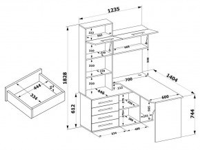 Стол компьютерный КСТ-14Л в Троицке - troick.mebel24.online | фото 6