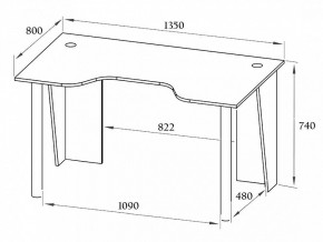 Стол компьютерный КСТ-18 в Троицке - troick.mebel24.online | фото 2