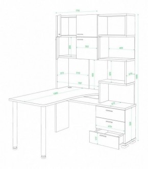 Стол компьютерный Латте СР-500М190 в Троицке - troick.mebel24.online | фото 3
