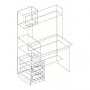 Стол компьютерный "ДА-12" Александрия в Троицке - troick.mebel24.online | фото 3