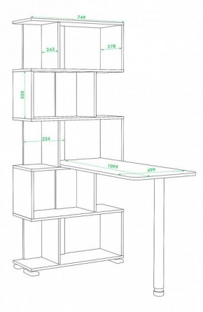 Стол компьютерный СЛ-5СТ в Троицке - troick.mebel24.online | фото 2