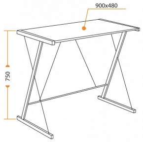 Стол компьютерный WD-09 в Троицке - troick.mebel24.online | фото 6