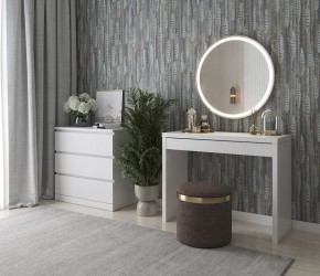 Стол косметический Энкель 100 белый в Троицке - troick.mebel24.online | фото 4