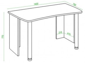 Стол офисный Домино lite СКЛ-Софт140 в Троицке - troick.mebel24.online | фото 2