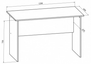 Стол офисный Офис ОФ-112К в Троицке - troick.mebel24.online | фото 4