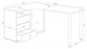 Стол письменный Домино СР-145СМ в Троицке - troick.mebel24.online | фото 2