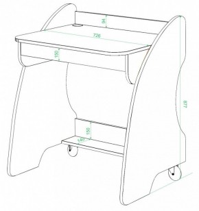 Стол письменный СК-13 в Троицке - troick.mebel24.online | фото 2