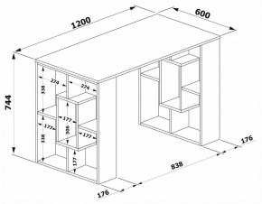 Стол письменный СПм-15 в Троицке - troick.mebel24.online | фото 2