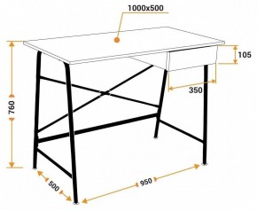 Стол письменный WD-12 в Троицке - troick.mebel24.online | фото 10