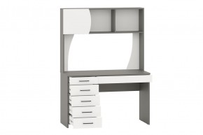 Стол рабочий СИГМА (графит/белый) в Троицке - troick.mebel24.online | фото 2