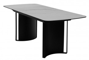 Стол RASMUS 160 TL-45 Белый мрамор, испанская керамика / черный каркас, ®DISAUR в Троицке - troick.mebel24.online | фото 4