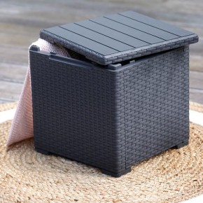 Стол с функцией хранения Виго (Vigo storage box) графит в Троицке - troick.mebel24.online | фото 1