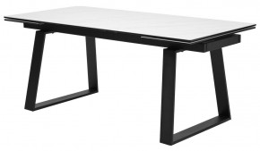 Стол VASTO 180 MARBLES KL-99 Белый мрамор матовый, итальянская керамика/ черный каркас, ®DISAUR в Троицке - troick.mebel24.online | фото