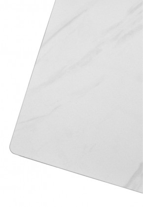 Стол VASTO 180 MARBLES KL-99 Белый мрамор матовый, итальянская керамика/ черный каркас, ®DISAUR в Троицке - troick.mebel24.online | фото 7