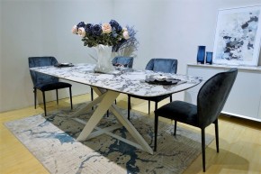 Стол VICENZA 220 BULGARI WHITE, керамика / белый, ®DISAUR в Троицке - troick.mebel24.online | фото 12