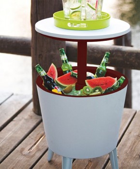 Столик-холодильник COOL BAR крем-шоколад в Троицке - troick.mebel24.online | фото 2