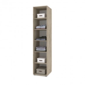 СТОУН С13 Шкаф-пенал (дуб золотой/графит) в Троицке - troick.mebel24.online | фото 3